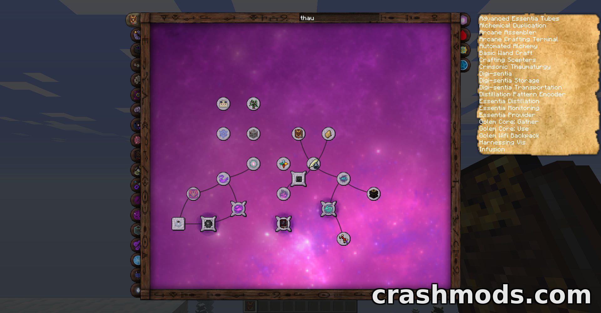 Thaumcraft 4 Tweaks – Scrollable Research UI and Performance Fixes – screenshot 2