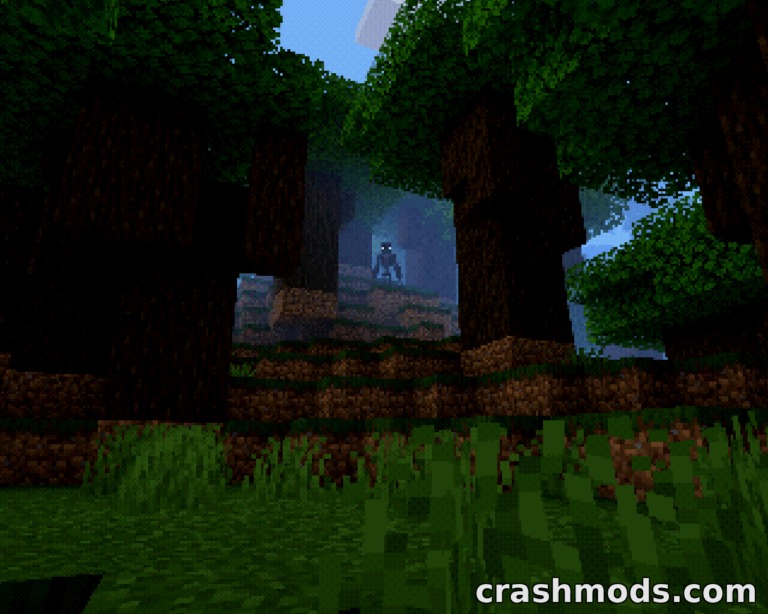 The Midnight Lurker – Horror Stalker Mob with an Insanity System Minecraft mod screenshot