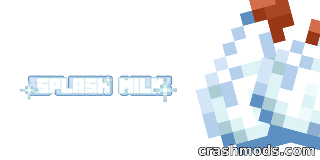 The Splash Milk – Brewable Milk Bottles and Splash Variants Minecraft mod screenshot
