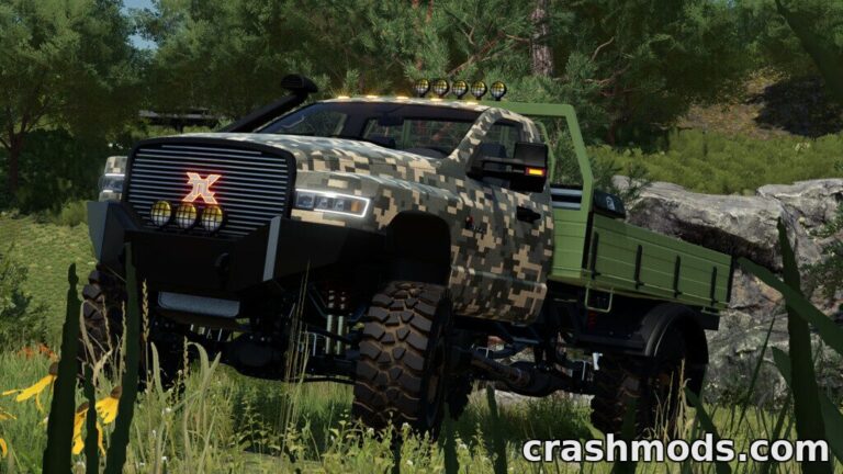TLX 3500 Series – Crew Cab, Single Cab and Extreme Pickup Farming Simulator 22 mod screenshot