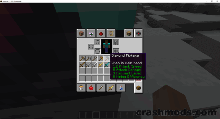Tool Stats – Harvest Level Efficiency and Durability Tooltips Minecraft mod screenshot