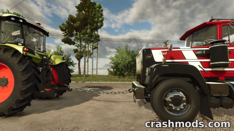 Towing Chain With Hook – Three Lengths for Recovery Farming Simulator 25 mod screenshot