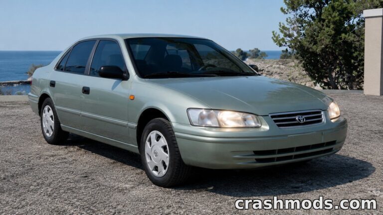 Toyota Camry 2001 – 7 Configurations and Animated Interior BeamNG.drive mod screenshot