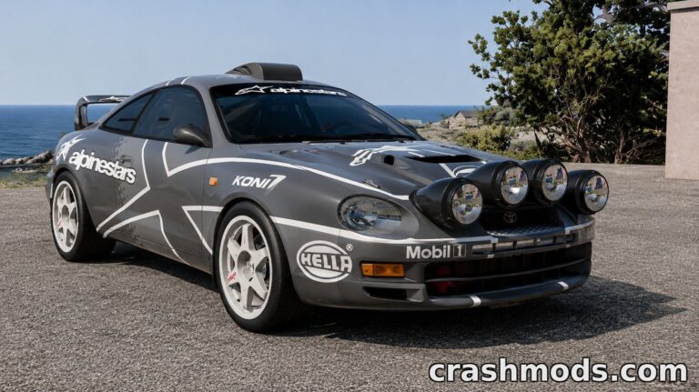 Toyota Celica GT4 ST205 WRC – Rally Car with 35 Configs BeamNG.drive mod screenshot