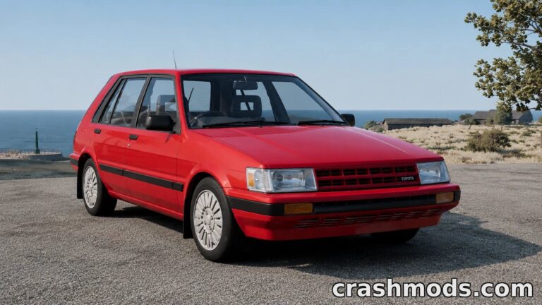 Toyota Corolla AE82 – 10 Configurations with Working Lights BeamNG.drive mod screenshot