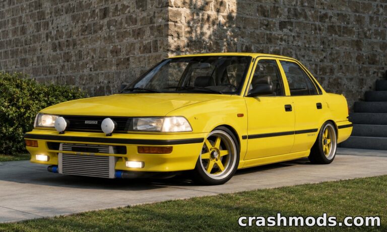 Toyota Corolla AE92 1988 – Classic with Widebody Kit BeamNG.drive mod screenshot