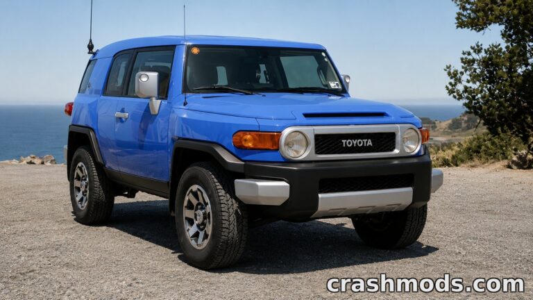 Toyota FJ Cruiser 2022 – 17 Configs with Police Version BeamNG.drive mod screenshot