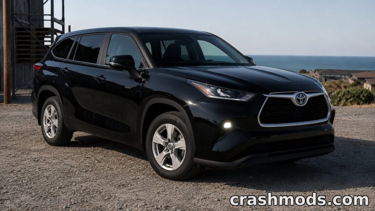 Toyota Highlander – Fourth-Generation with Hybrid System BeamNG.drive mod screenshot
