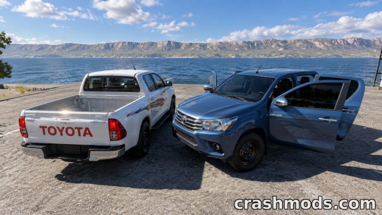 Toyota Hilux 2016–2025 – Pickup with 41 Configurations BeamNG.drive mod screenshot