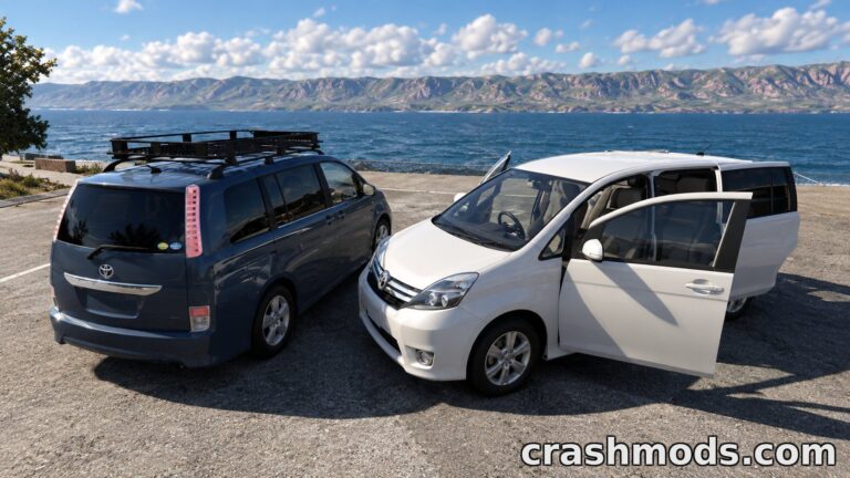 Toyota Isis – Japanese Family MPV BeamNG.drive mod screenshot