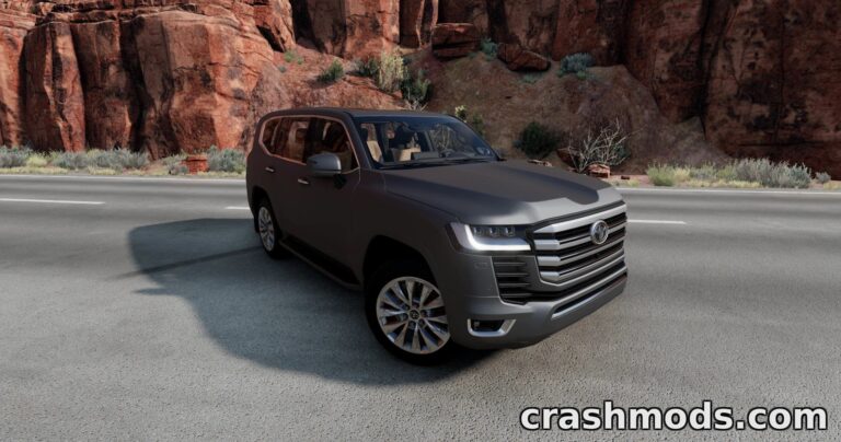 Toyota Land Cruiser 300 – Off-Road SUV with Working Winch BeamNG.drive mod screenshot