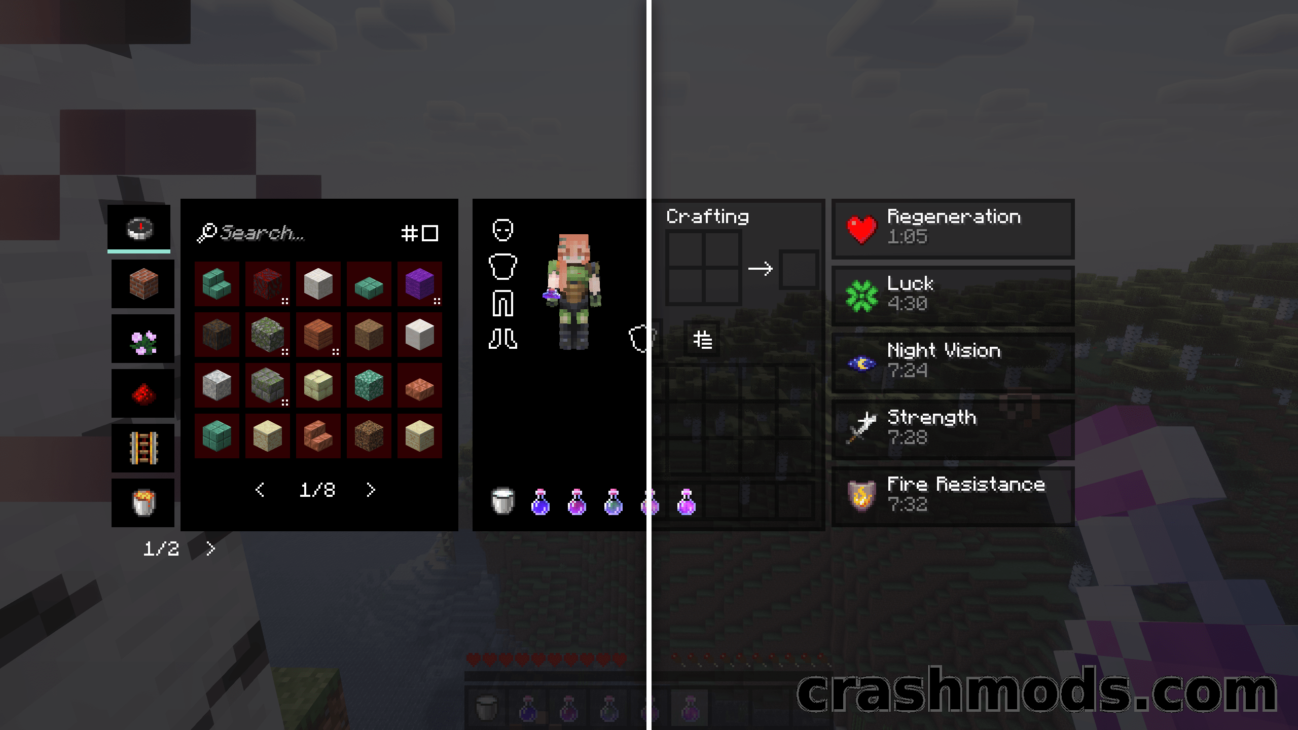 Translucency Fix – Proper GUI and HUD Transparency for Resource Packs – screenshot 2