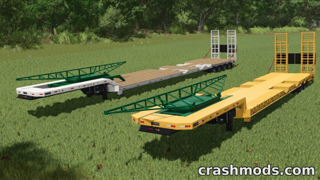 Transport Trailer 19m and 25m – Harvester Low Loaders Farming Simulator 25 mod screenshot
