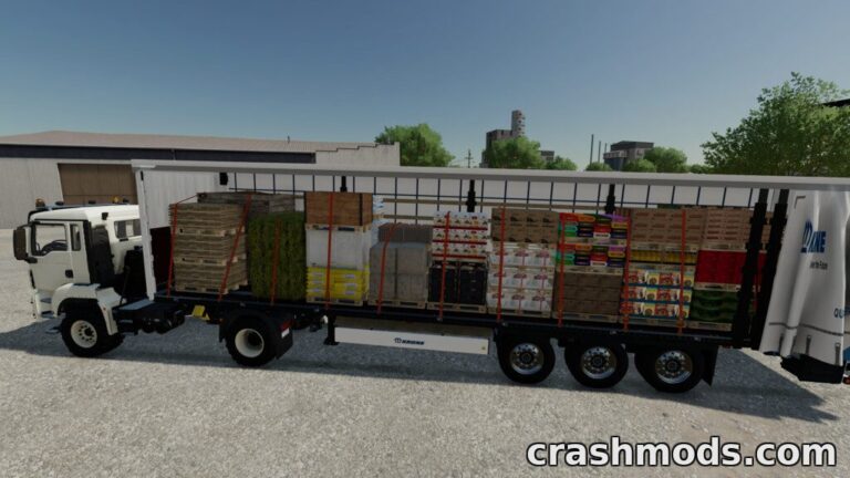 Universal Autoload – Auto-Load Pallets, Bales and Logs Farming Simulator 22 mod screenshot