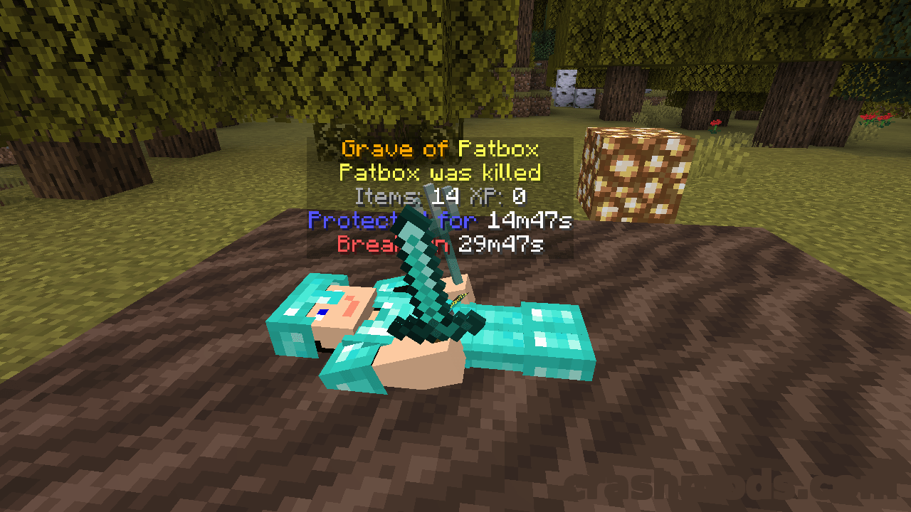 Universal Graves – Customisable Death Chests with Item and XP Recovery – screenshot 5