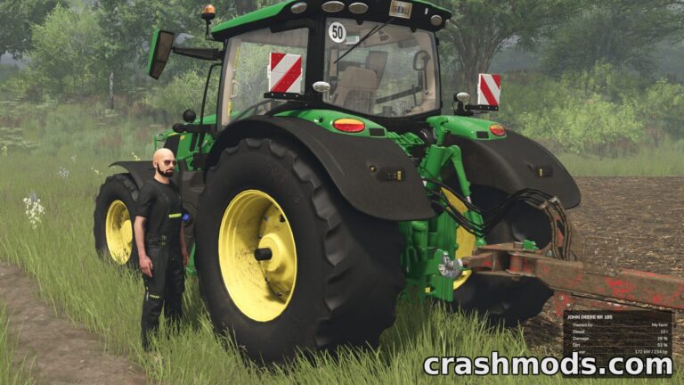 Use Up Your Tyres – Realistic Tyre Wear and Replacement Farming Simulator 25 mod screenshot