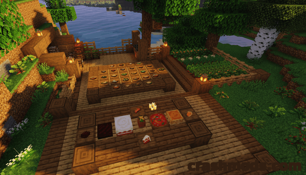 Veggies Delight – Seven New Vegetables and Depot Houses for Farmer’s Delight Minecraft mod screenshot