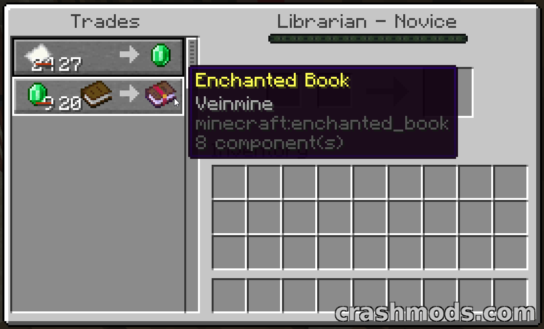 VeinMiner Enchantment – Vein Mining Locked Behind a Custom Enchantment – screenshot 2