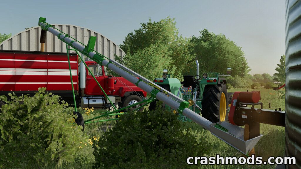 Vintage Auger Pack – Versatile and John Deere Grain Augers Farming Simulator 22 mod screenshot