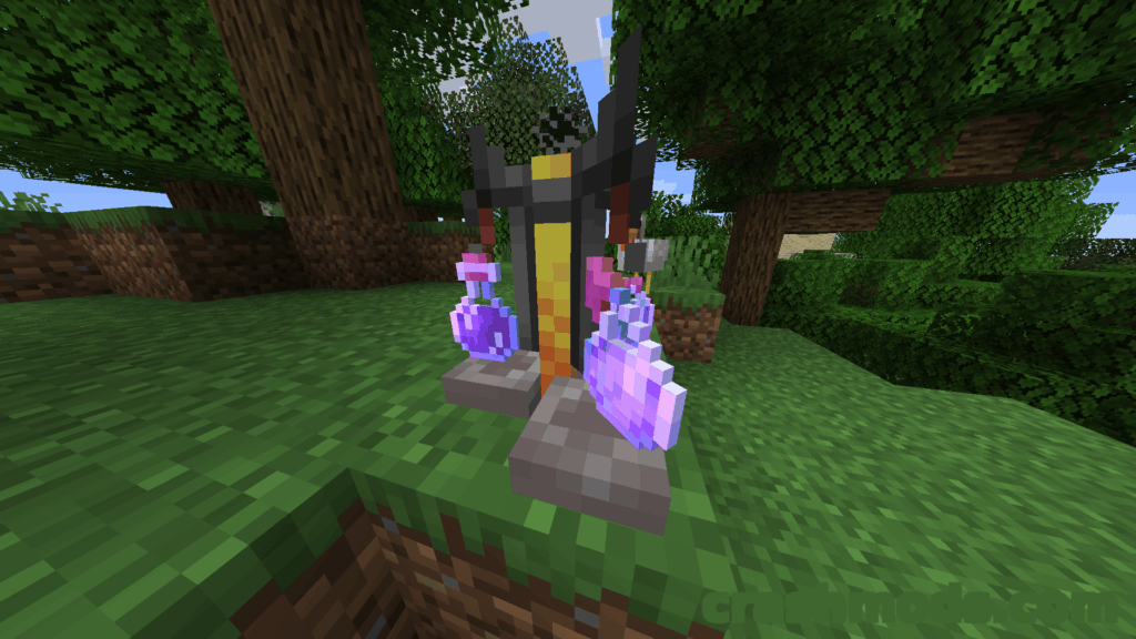 Visual Overhaul – Reworked Jukebox, Furnace and Brewing Stand Looks Minecraft mod screenshot
