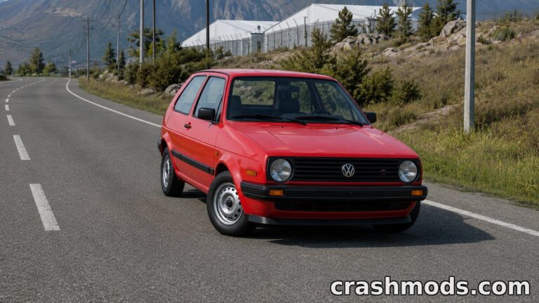 Volkswagen Golf 2 – Fully JBeamed with 7 Configurations BeamNG.drive mod screenshot