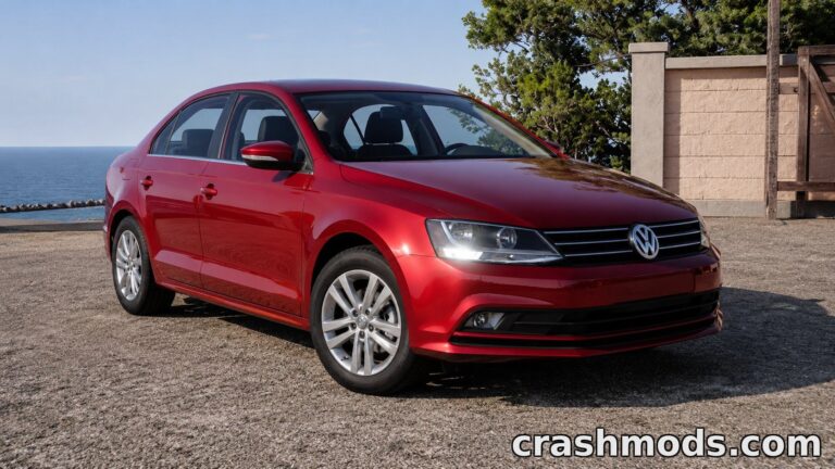 Volkswagen Jetta A6 2015 – 8 Configurations and Custom JBeam BeamNG.drive mod screenshot