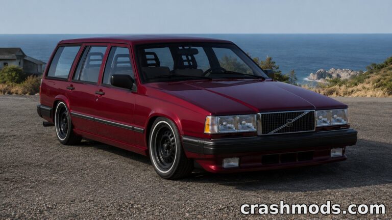 Volvo 740 1984-1992 – Sedan and Wagon Pack with 5 Engines BeamNG.drive mod screenshot