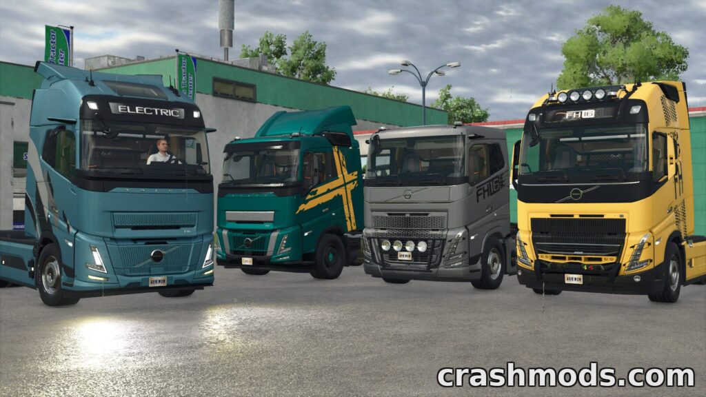 Volvo FH16 – 600 HP Diesel and Electric Semi Trucks Farming Simulator 25 mod screenshot