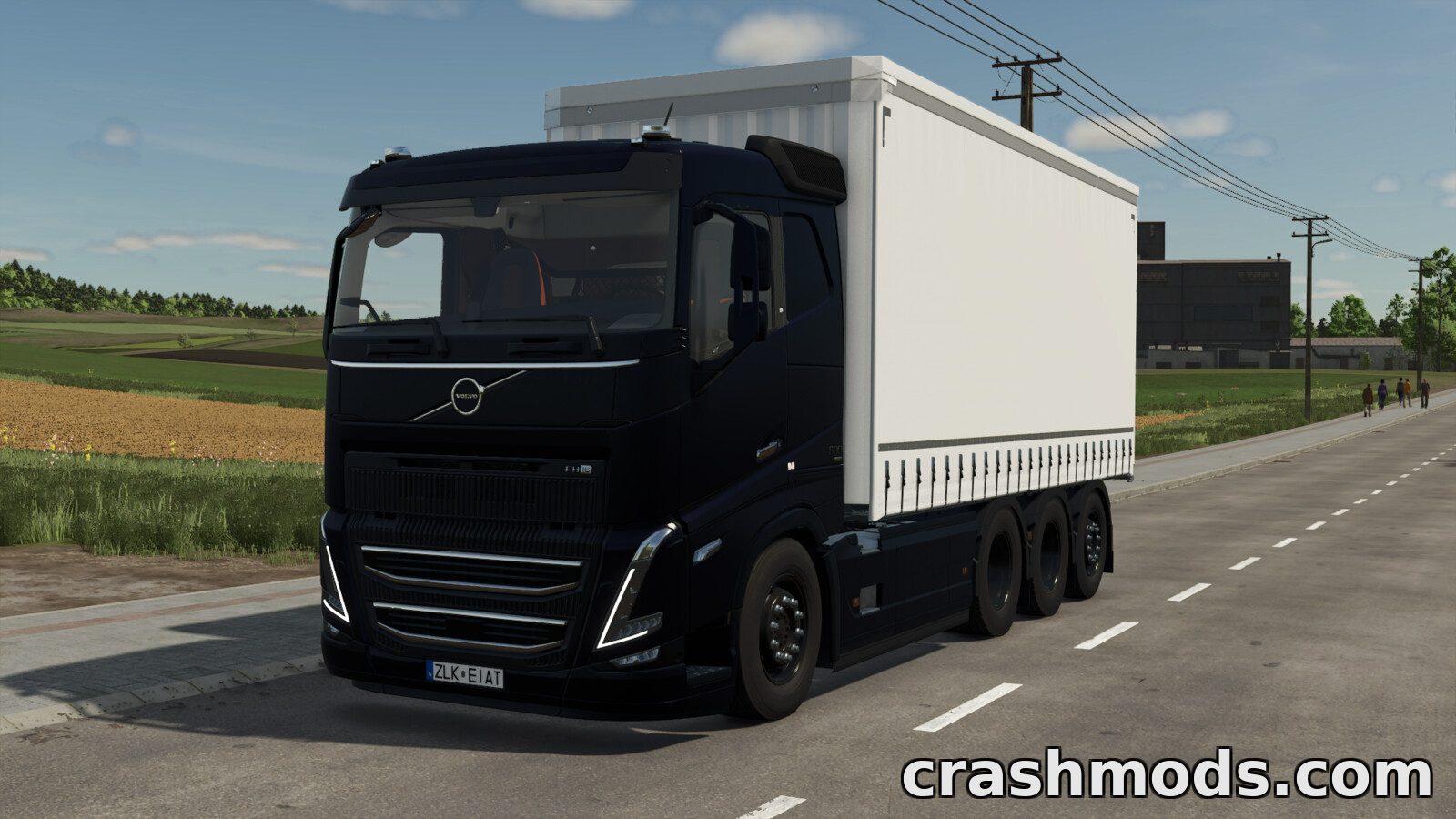 Volvo FH16 Box Truck – 780 hp Curtain Side Hauler – screenshot 2