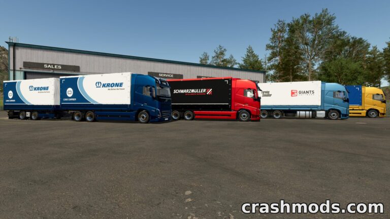 Volvo FH16 Tandem – Autoload Bale Truck Farming Simulator 25 mod screenshot