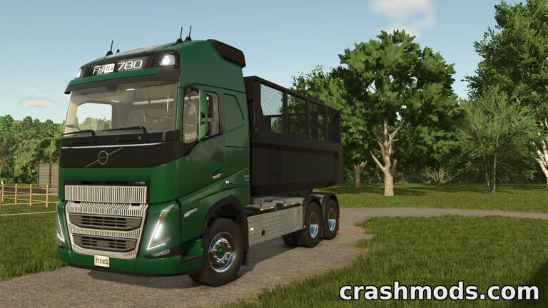 Volvo FH16 Tipper – 600 hp Truck with Tipping Body Farming Simulator 25 mod screenshot