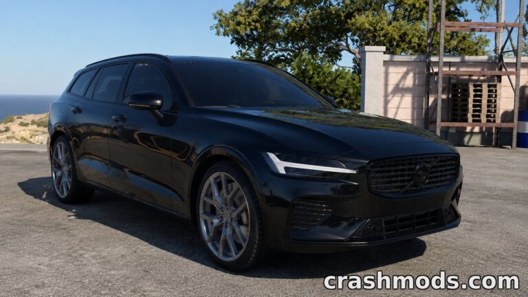 Volvo V60 II – 11 Configurations with Digital Cluster BeamNG.drive mod screenshot