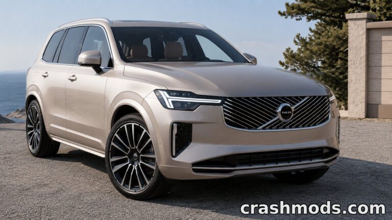 Volvo XC90 2025 – 6 Configurations with Airbags BeamNG.drive mod screenshot