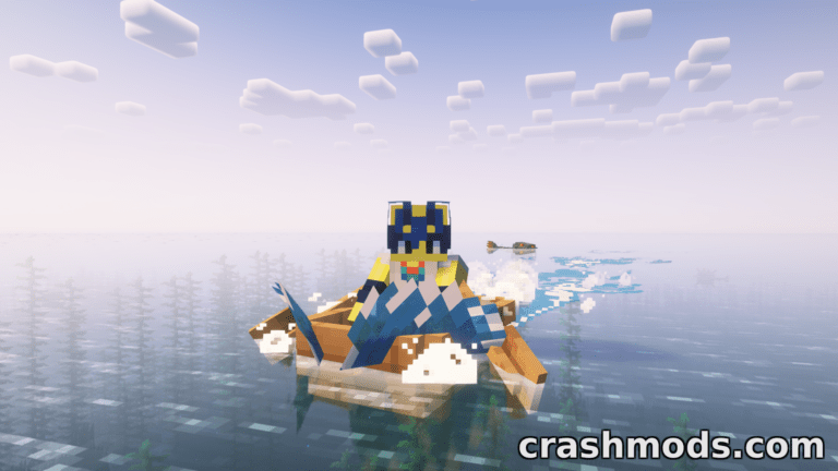 Wakes – Boat Wakes and Water Splashes for Every Entity Minecraft mod screenshot