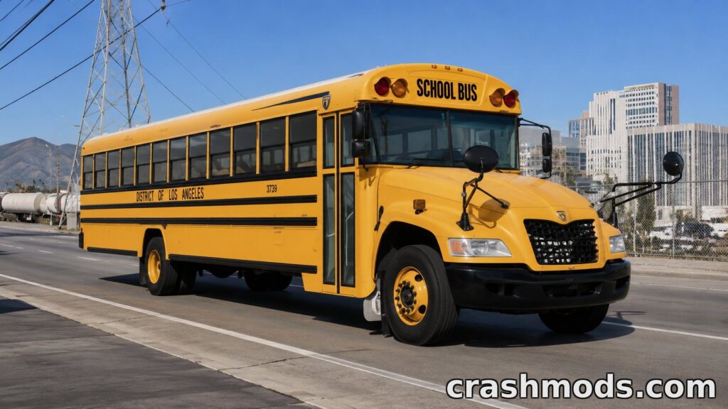 Wentward Fusion School Bus – 16 Configurations BeamNG.drive mod screenshot