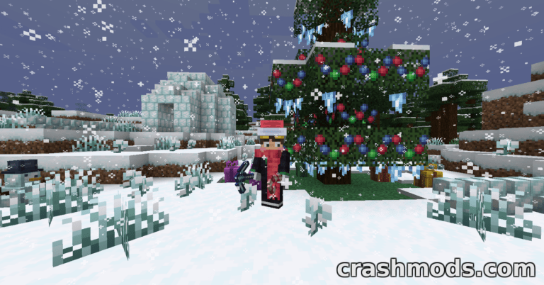 Winterly – Winter Decorations and Wearable Holiday Cosmetics Minecraft mod screenshot