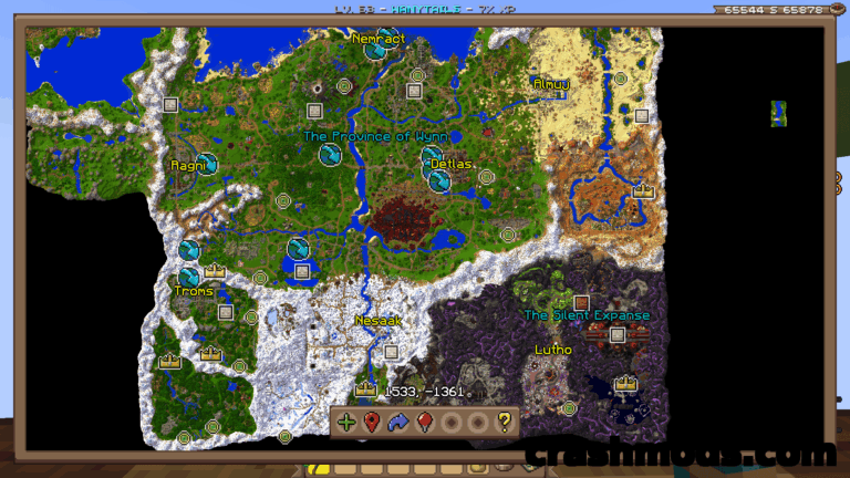 Wynntils – Maps, Overlays and Quality of Life Tools for Wynncraft Minecraft mod screenshot