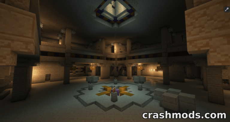 YUNG’s Better Desert Temples – Redesigned Desert Temples with Puzzles Traps and a Pharaoh Minecraft mod screenshot