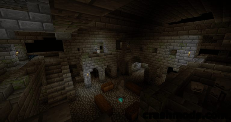 YUNG’s Better Dungeons – Overhauled Dungeons with Catacombs and Spider Caves Minecraft mod screenshot