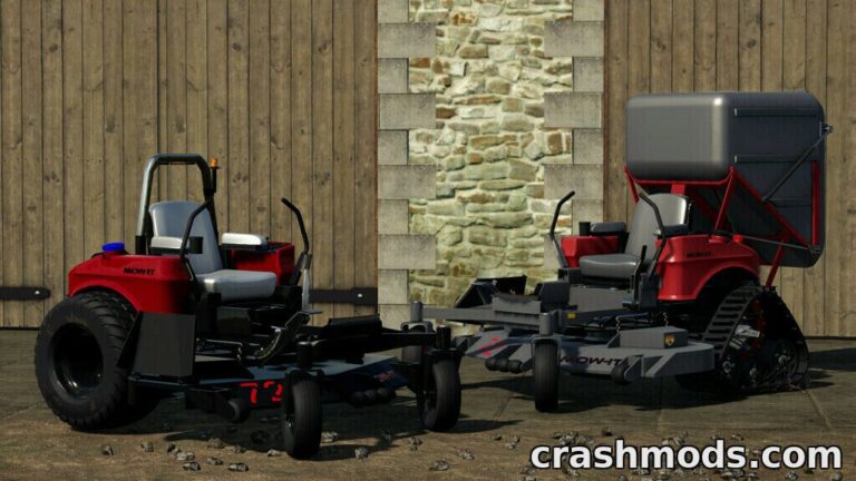 Zero-Turn Mow-IT Pack – Lizard Zero-Turn Mower with Bagger and Leveler Farming Simulator 22 mod screenshot