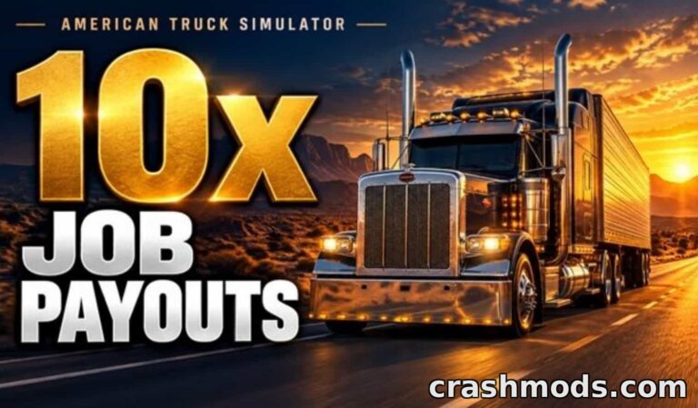 10x Job Payouts – Boost Trucking Income American Truck Simulator mod screenshot