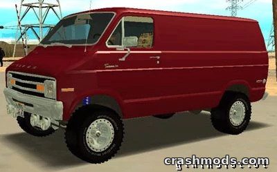 1976 Dodge Tradesman SWB Van – Mild Custom 4×4 GTA San Andreas mod screenshot