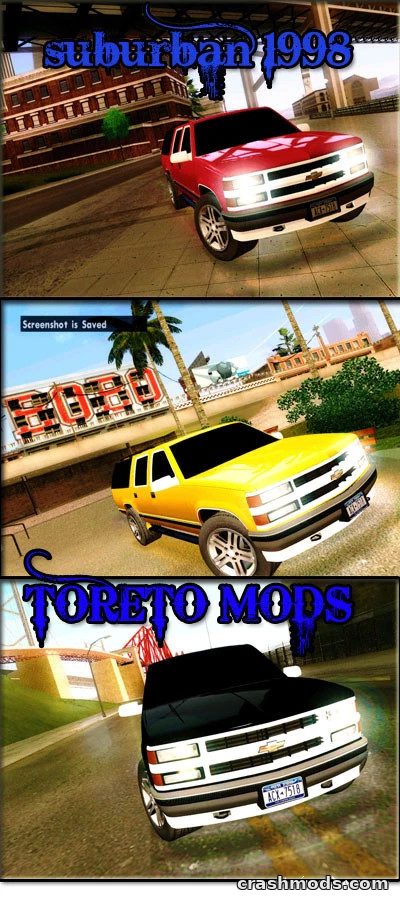 1998 Chevrolet Suburban – Conversion with Opening Doors GTA San Andreas mod screenshot