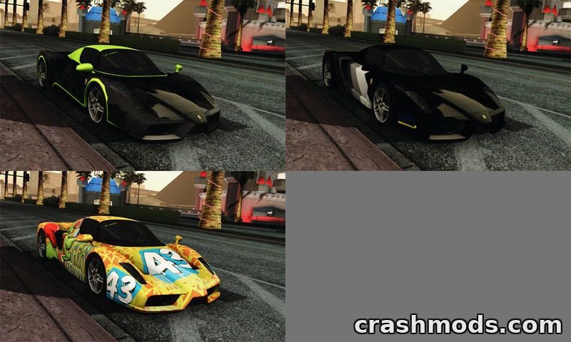 2002 Ferrari Enzo – Detailed Supercar with Three Liveries – screenshot 4