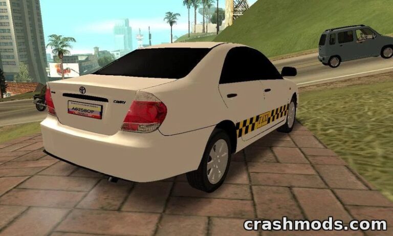 2004 Toyota Camry Taxi – Sedan Cab for City Driving GTA San Andreas mod screenshot