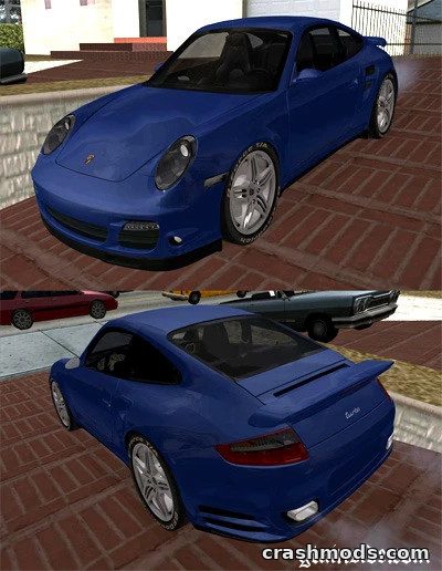 2007 Porsche 911 Turbo – German Sports Car Conversion GTA San Andreas mod screenshot
