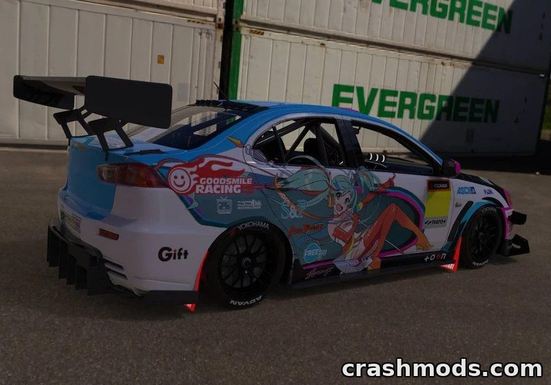 2008 Mitsubishi Lancer Evolution X – Racing Miku 2016 Itasha – screenshot 2