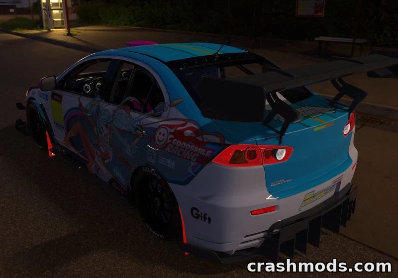 2008 Mitsubishi Lancer Evolution X – Racing Miku 2016 Itasha – screenshot 3