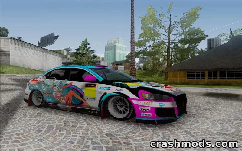2008 Mitsubishi Lancer Evolution X – Racing Miku 2016 Itasha – screenshot 6