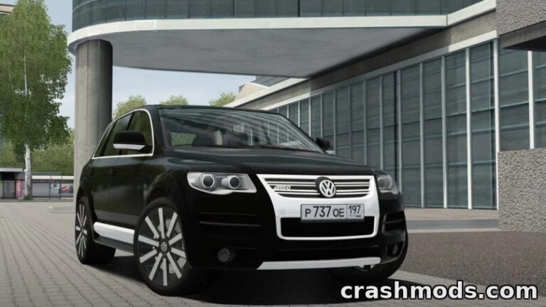 2008 Volkswagen Touareg R50 – Detailed SUV with 17 Extras City Car Driving mod screenshot